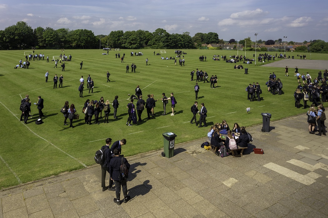 Students outside
